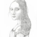 Da vinci’s study of a young woman